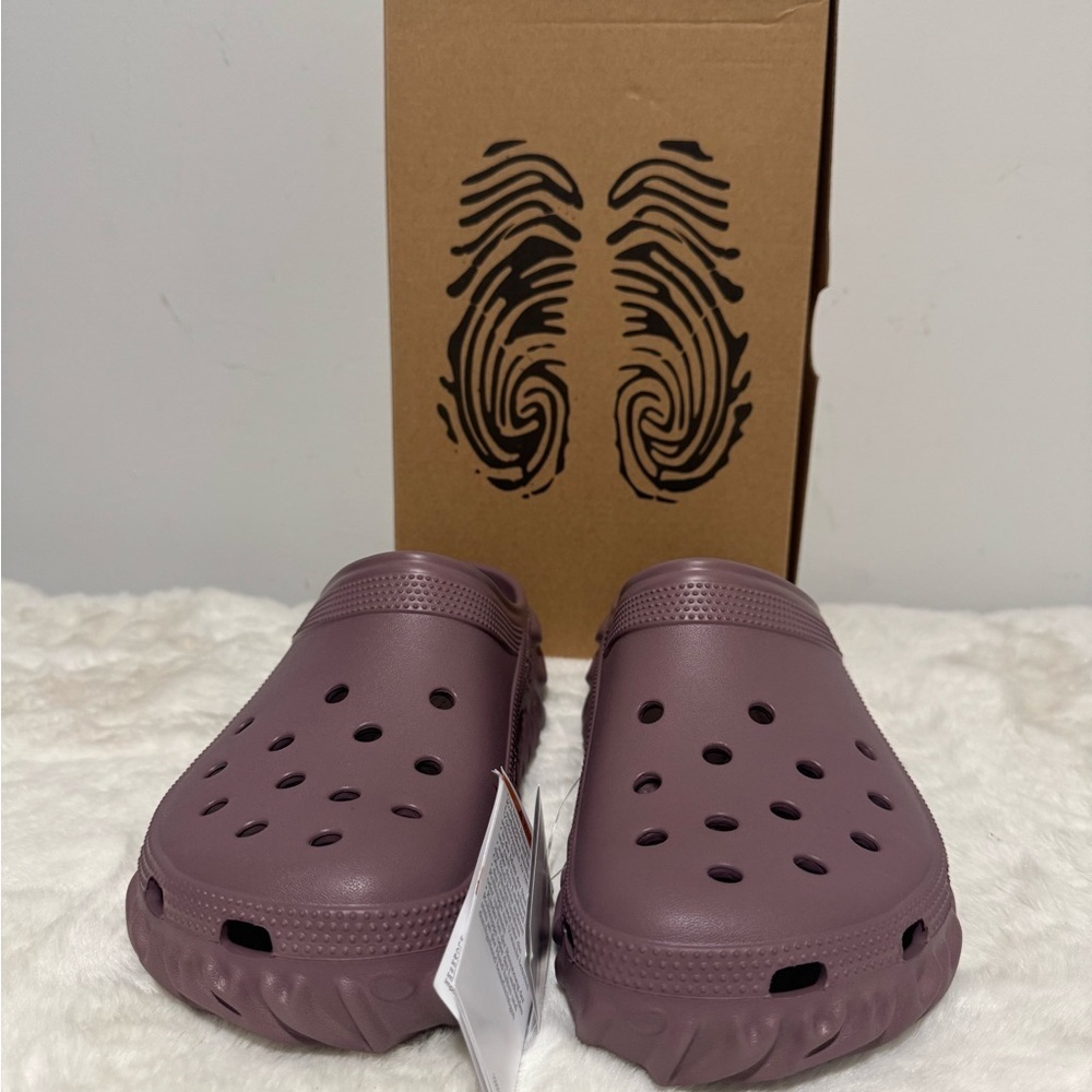 Crocs Salene Bembury Unisex Purple Clogs M9/W11 - Picture 2 of 6